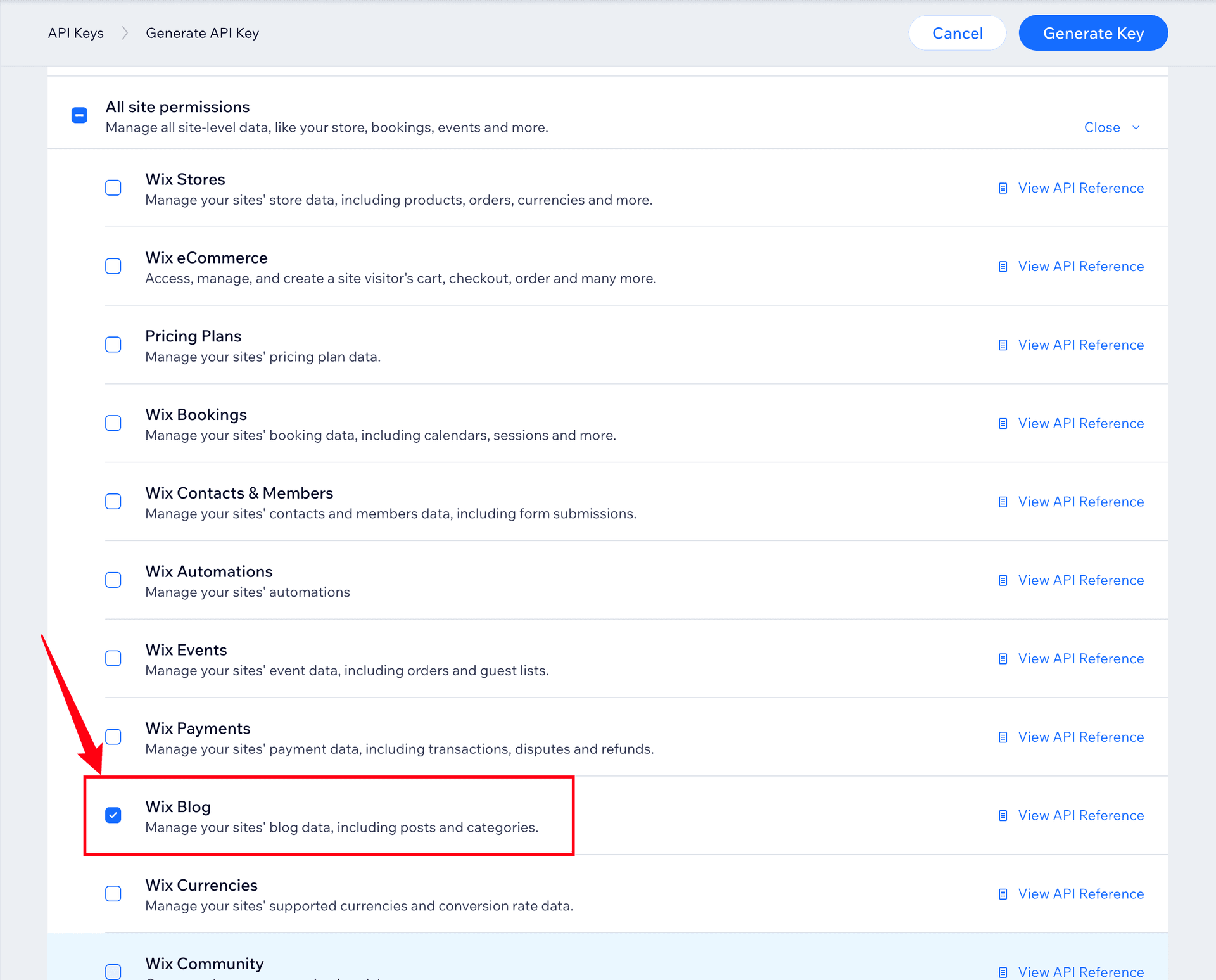 Wix Blog Permissions